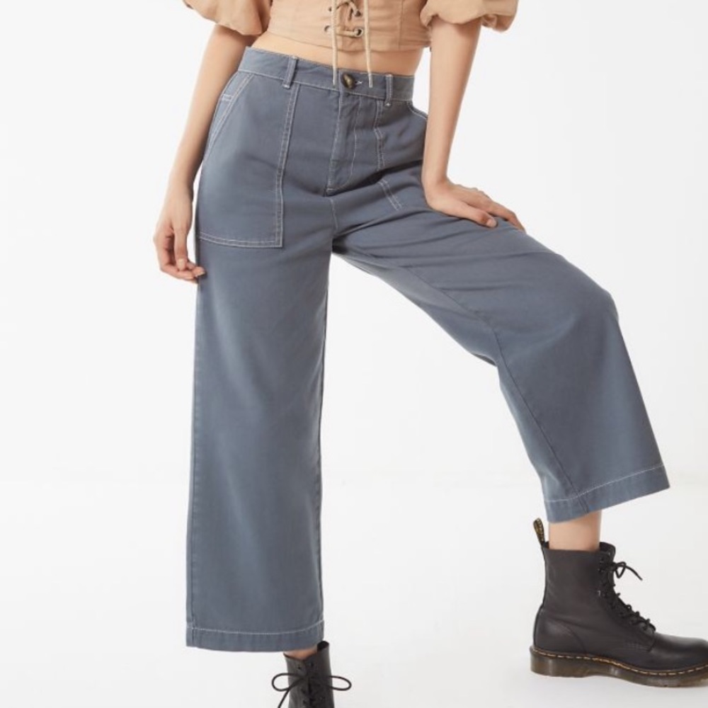 Contrast Carpenter Pant
